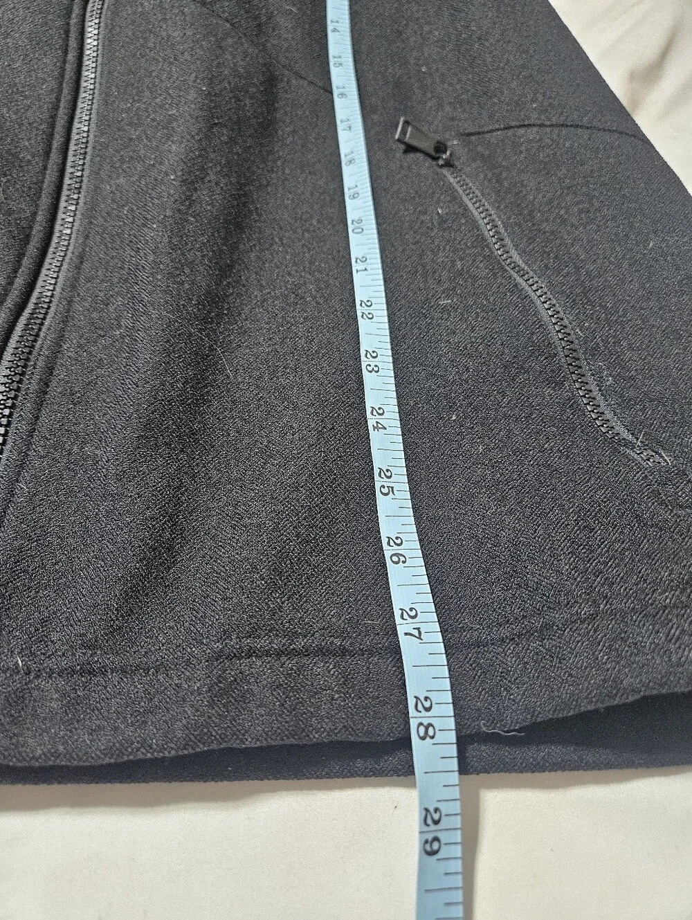 The North Face XL Black Fleece Jacket Full Zip Hooded Soft Shell Men's